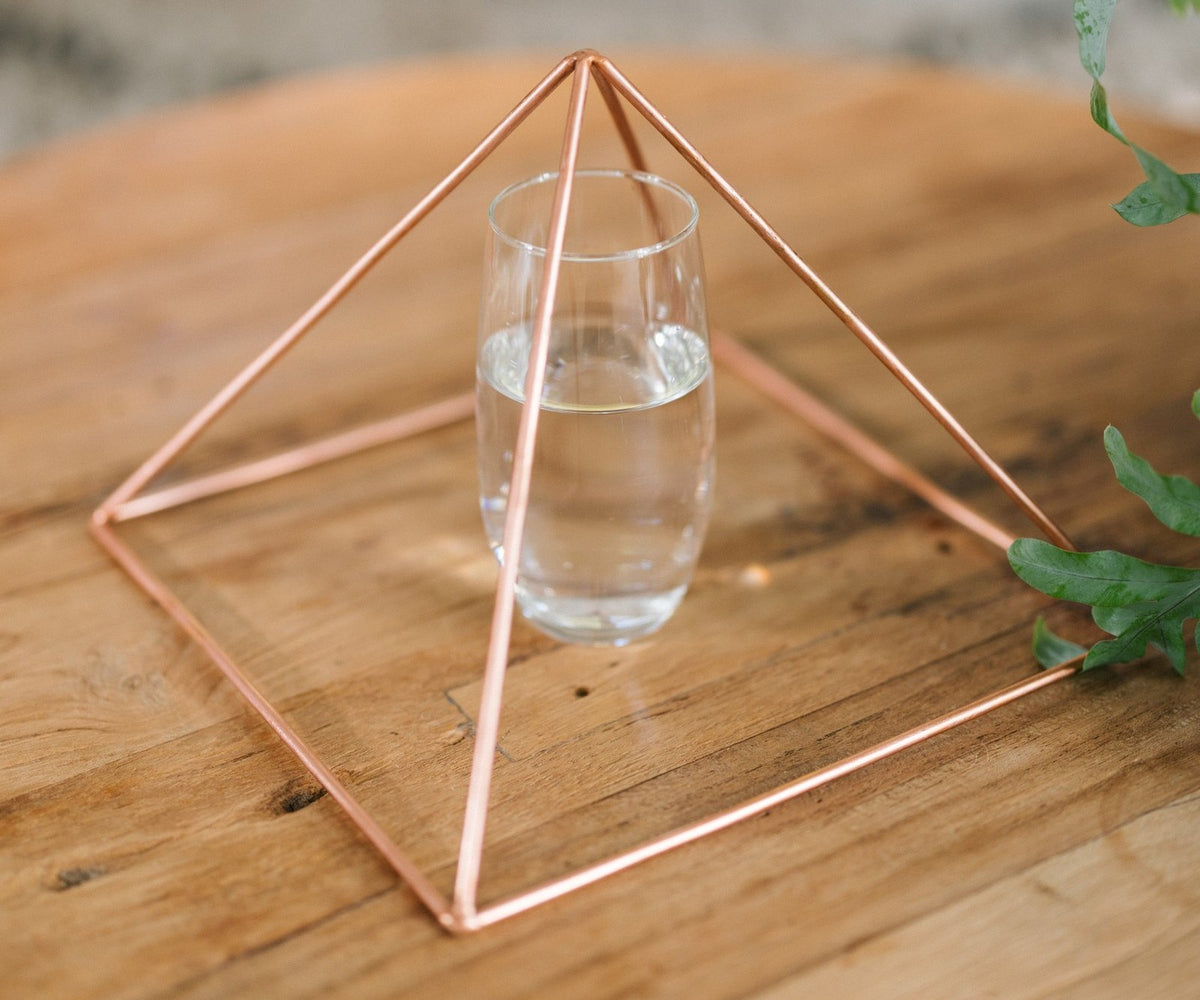 How do you use a copper pyramid? Placement, alignment and ritual