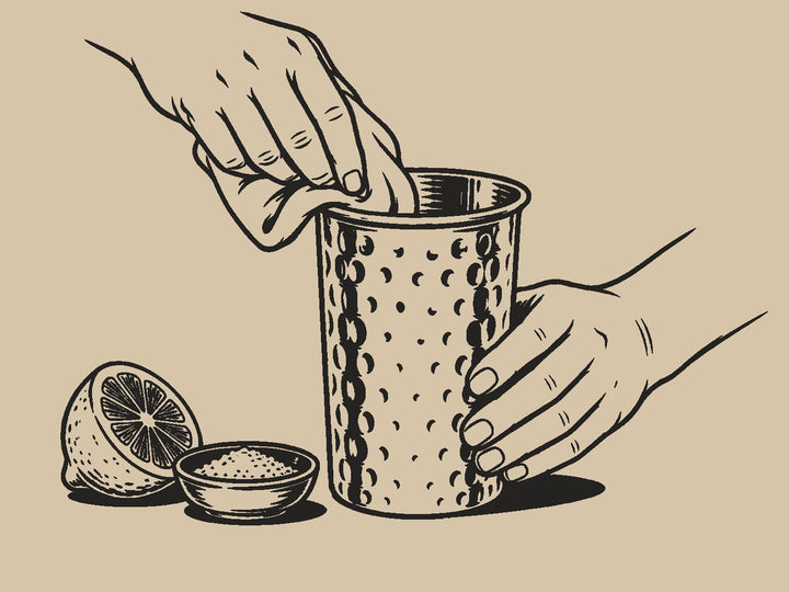 Clean the cup first