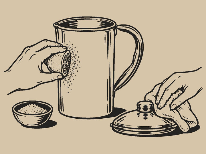 Clean the jug first