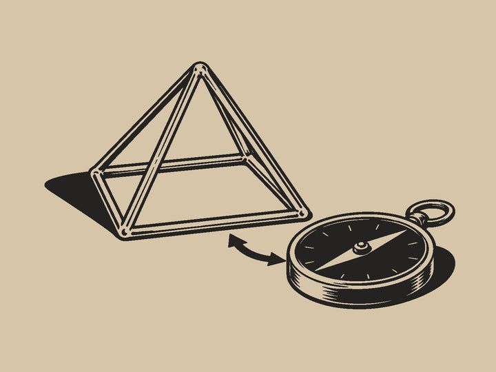 Align one side with north