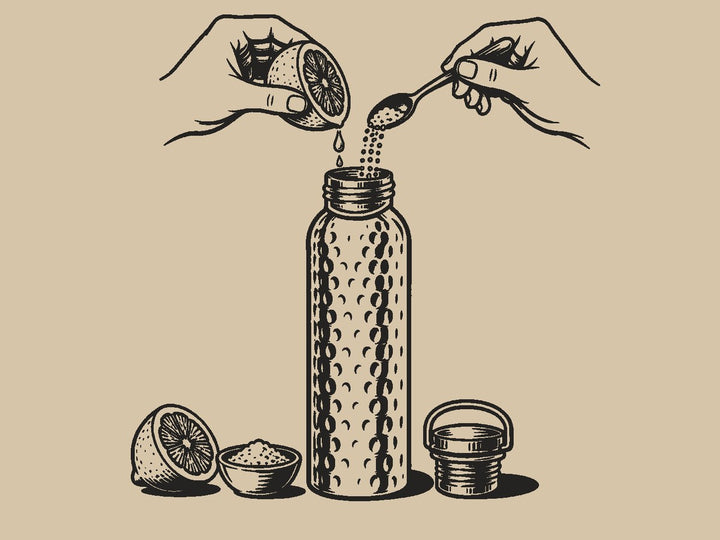 Clean the bottle first