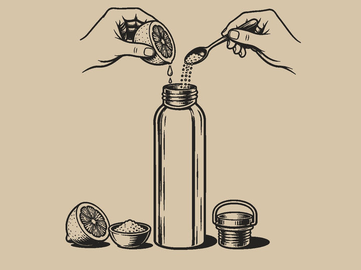 Clean the bottle first