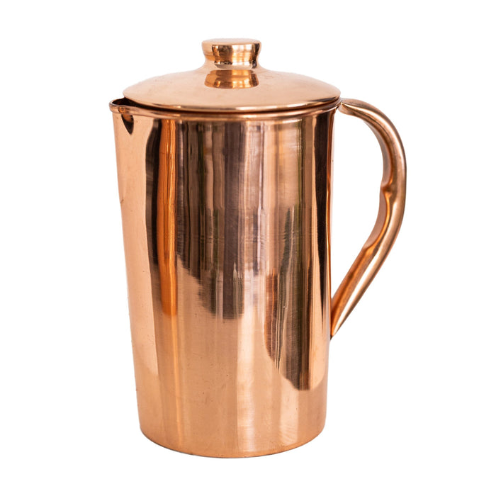 Kopero Copper Jug Smooth, product photo on a white background