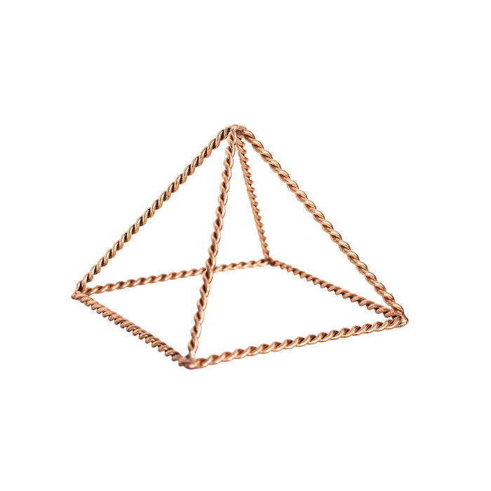 Kopero Copper Pyramid Energizer Twisted Small (14.56 cm), product photo on a white background