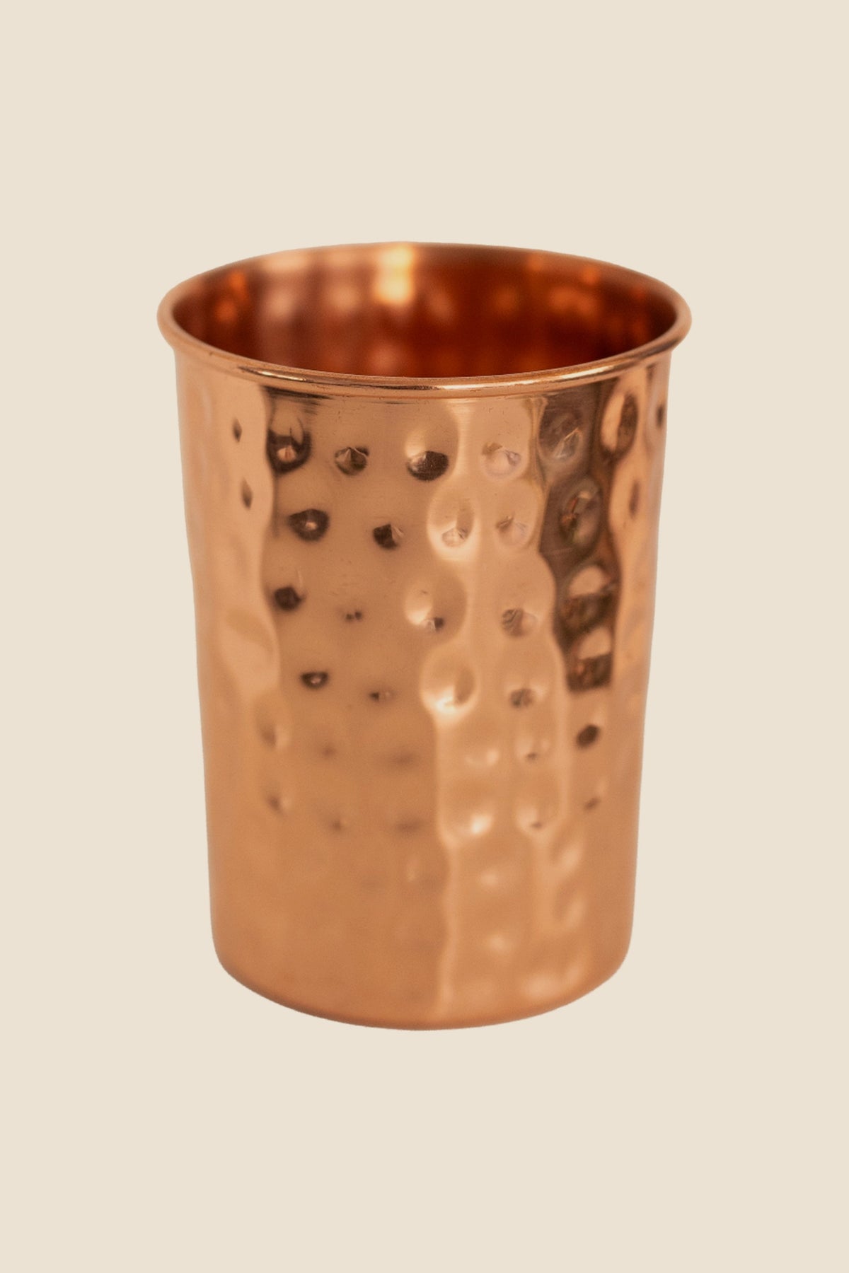 Kopero Copper Cup Hammered, product photo on a white background