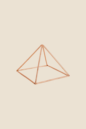 Kopero Copper Pyramid Energizer Smooth Small (14.56 cm), product photo on a white background