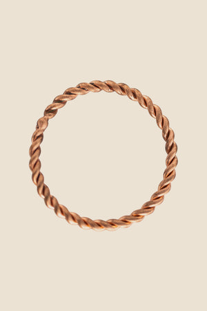 Kopero Copper Tensor Ring, product photo on a white background