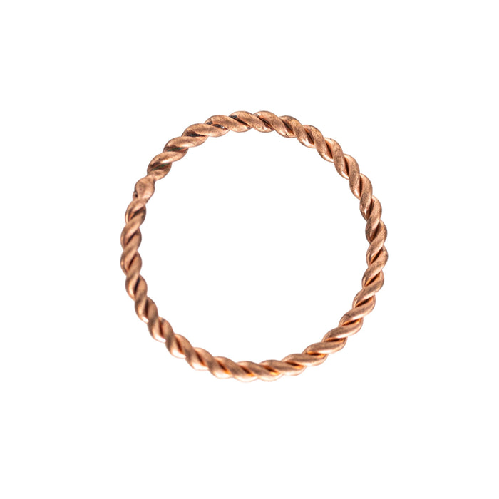 Kopero Copper Tensor Ring, product photo on a white background
