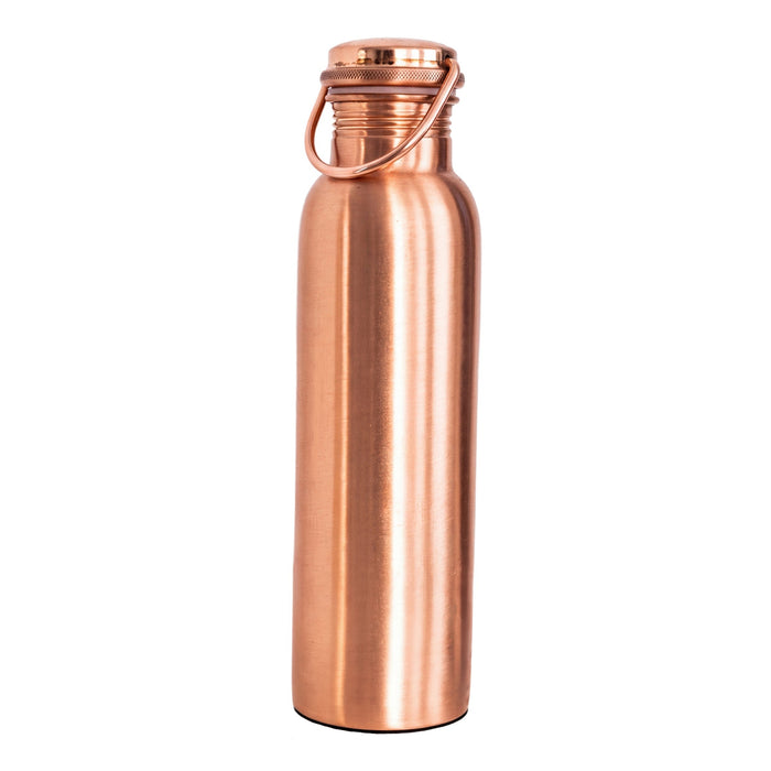 Kopero Copper Water Bottle Smooth, product photo on a white background